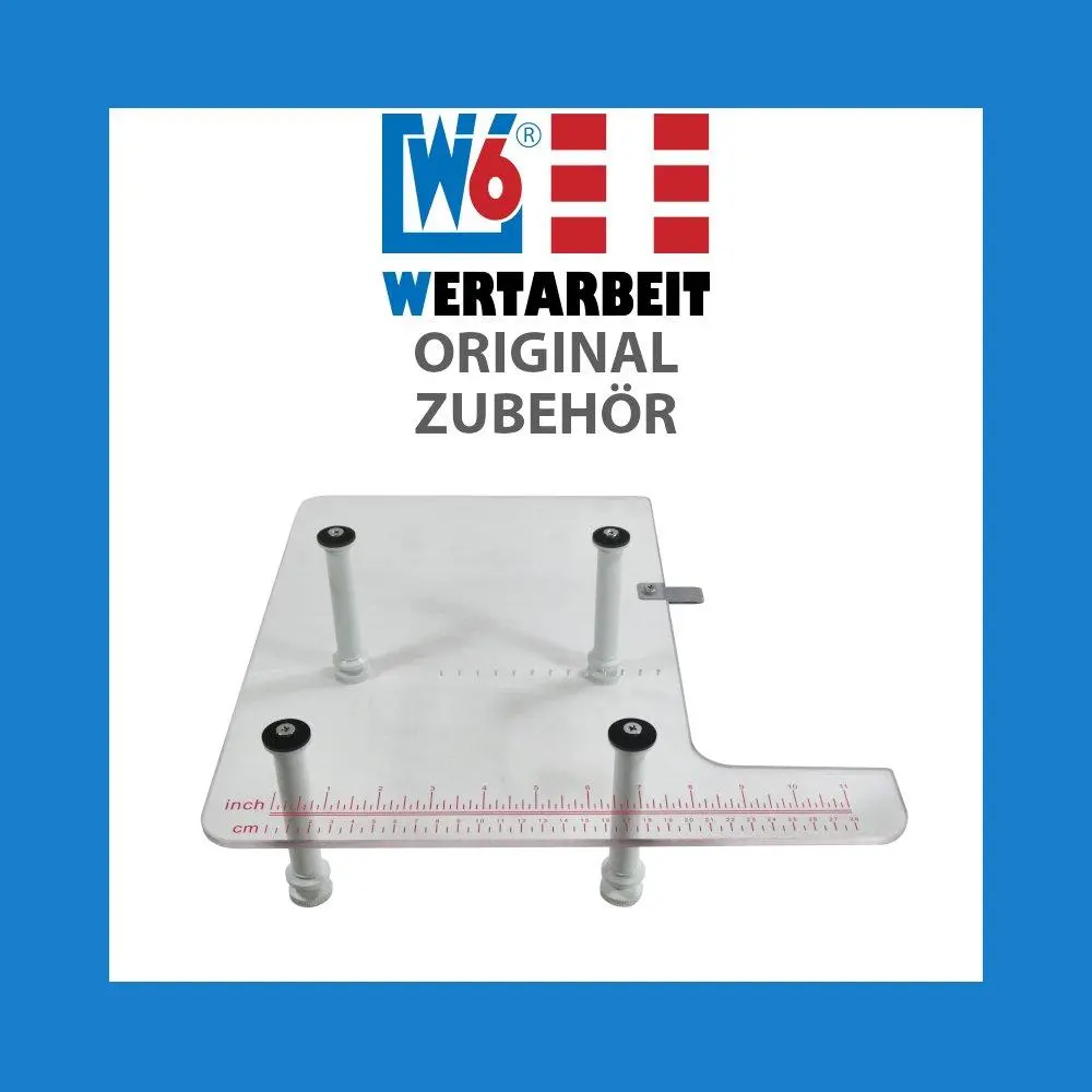 W6 Nähmaschinen Anschiebetisch für W6 N 656D Freiarm - Image 4