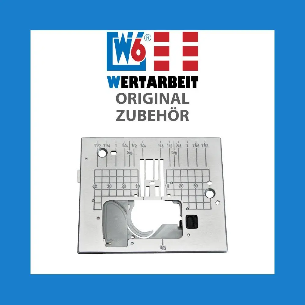 W6 Nähmaschinen Gradstich-Stichplatte W6 N 5000 Exkl. / 8000 Exkl. - Image 2