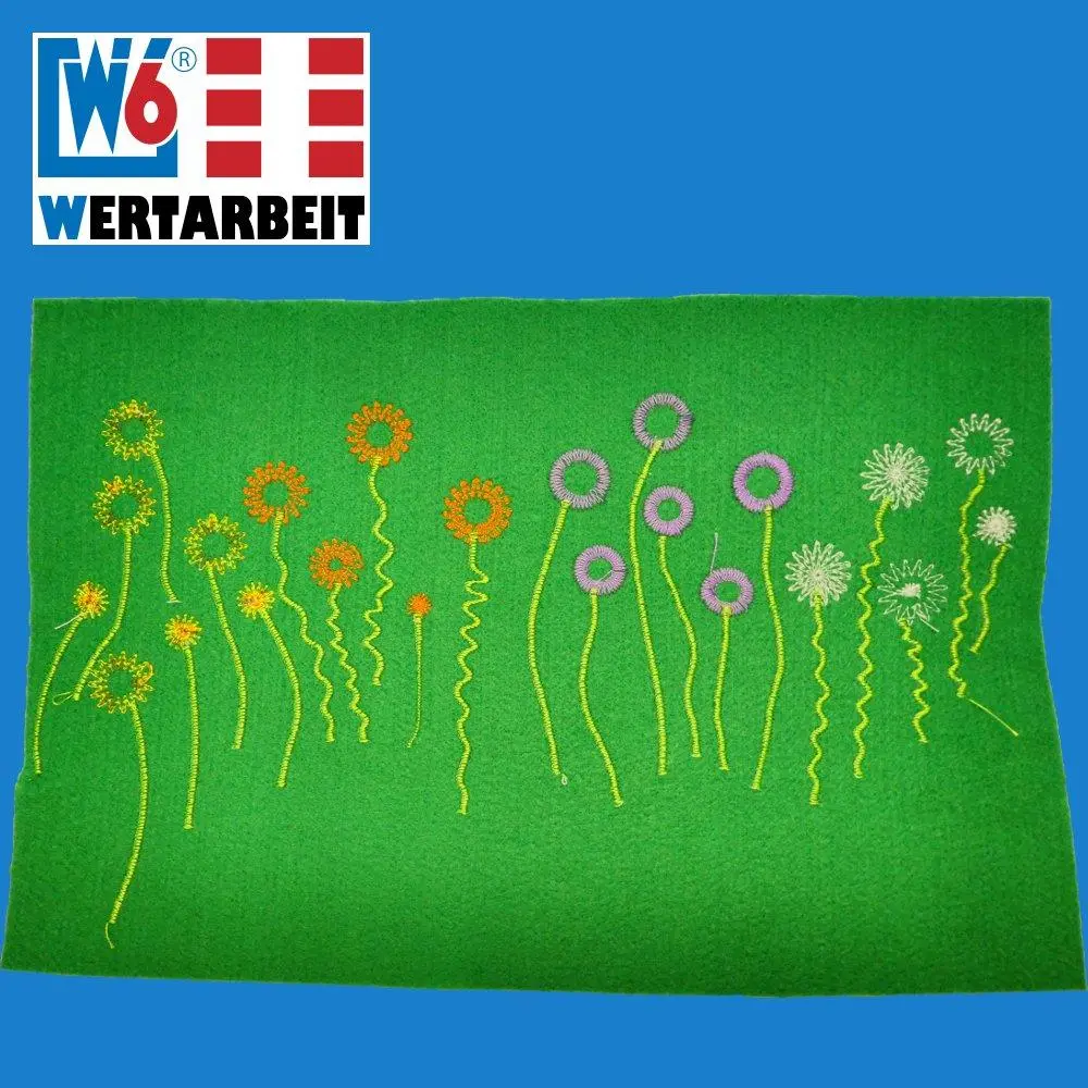 W6 Nähmaschinen Kreis- und Blumen- Kreativ-Nähfuß (Spezialfuß) - Image 6