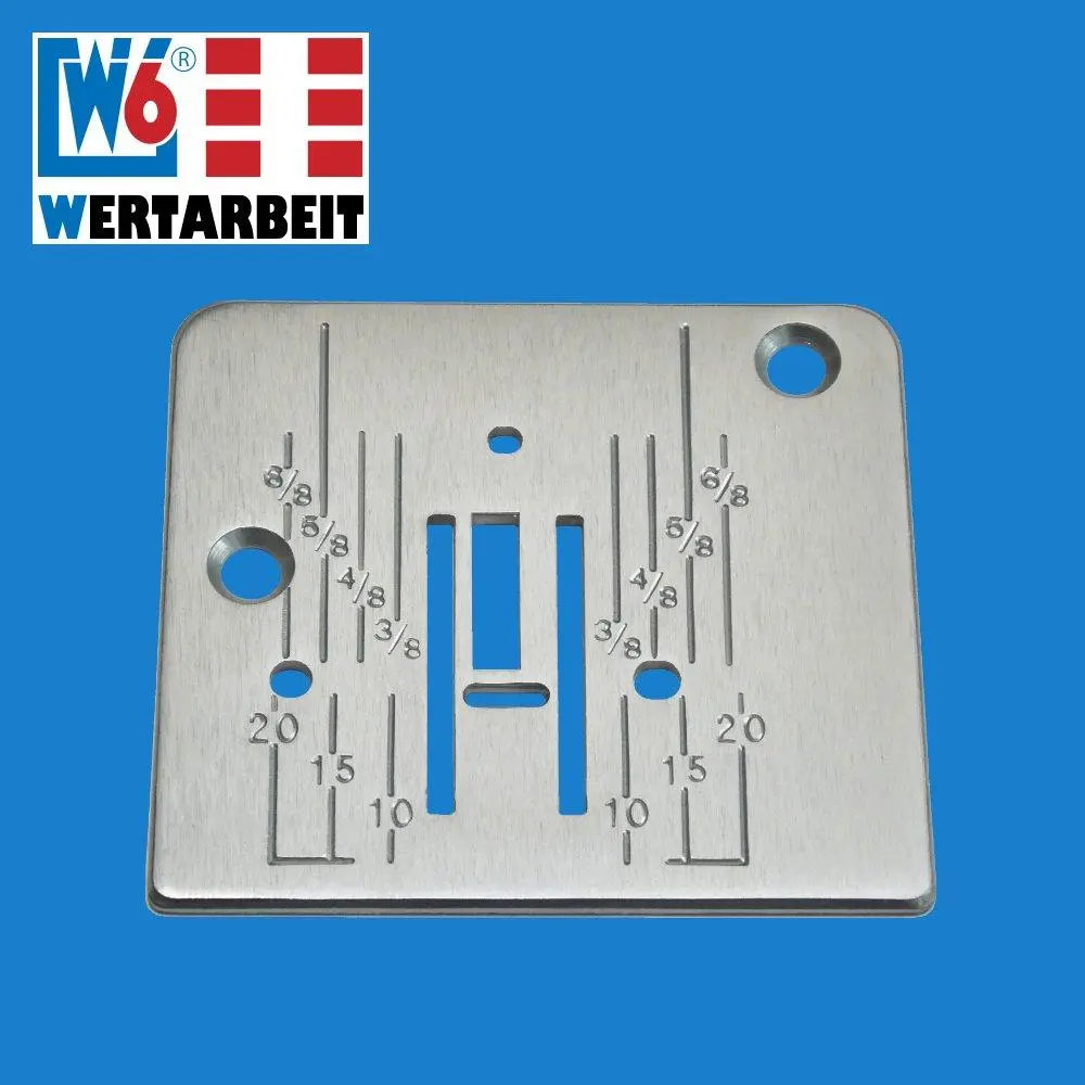 W6 Nähmaschinen Stichplatte W6 N 1800 / 1615 / 1233/61 / 1235/61