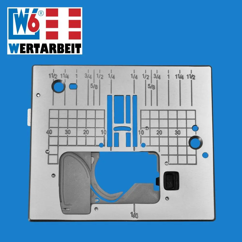 W6 Nähmaschinen Stichplatte W6 N 3300 Pro / 5000 Pro / 5000 Exkl. /8000 Exkl.