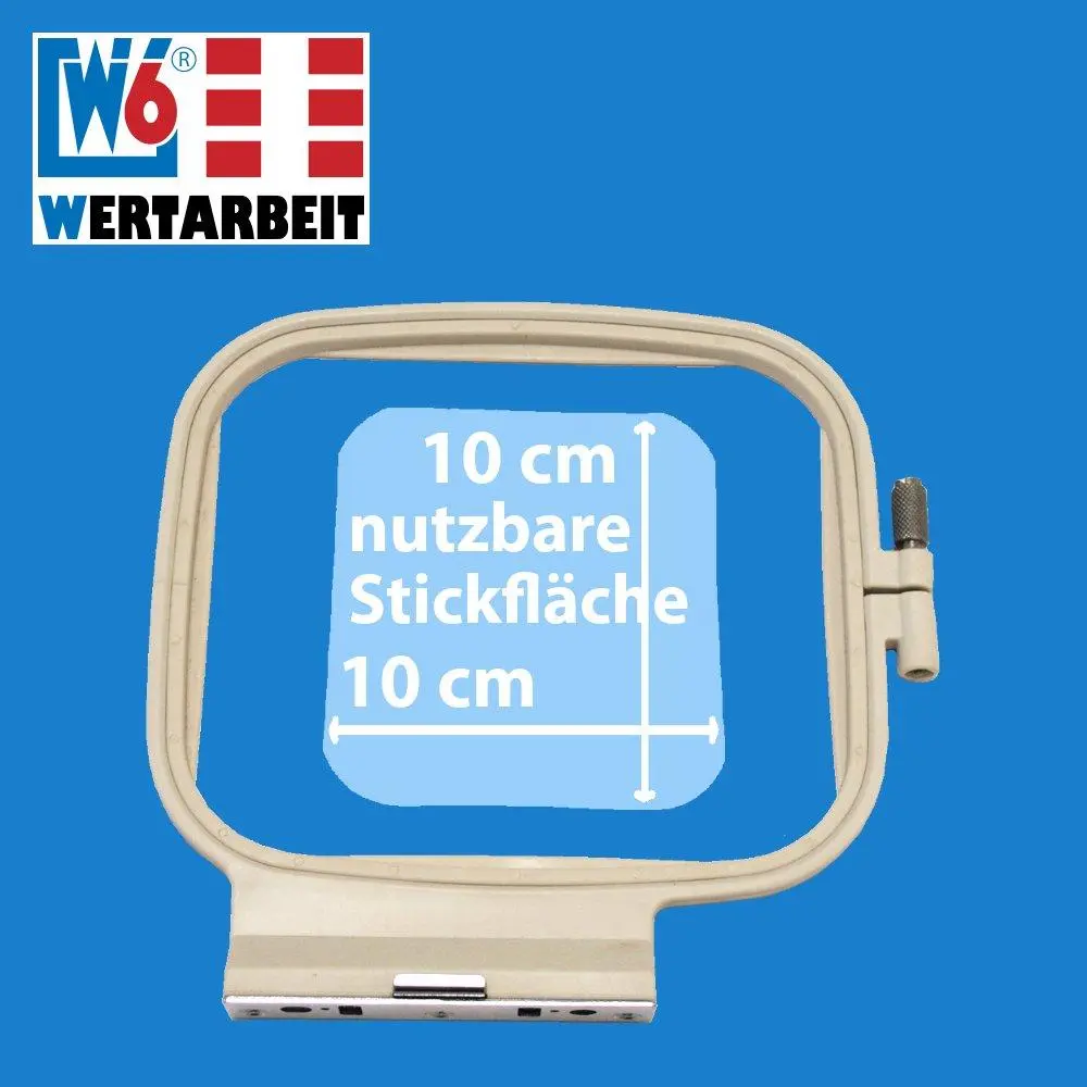 W6 Nähmaschinen Stickrahmen 10 x 10 cm - Image 2