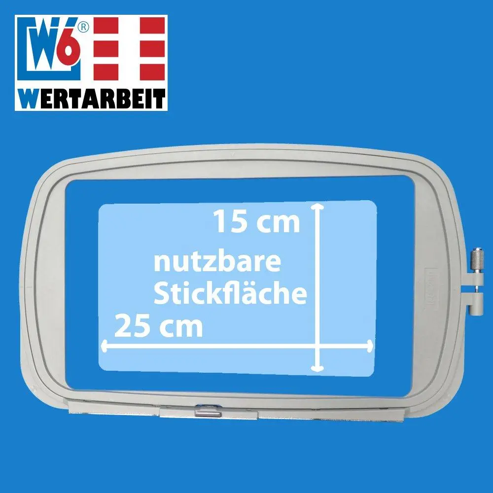 W6 Nähmaschinen Stickrahmen 15 x 25 cm - Image 4