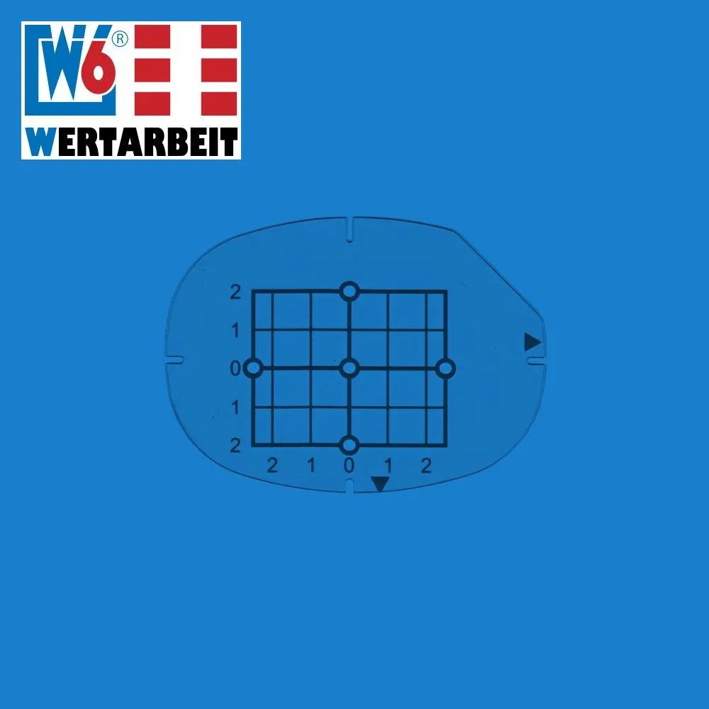 W6 Nähmaschinen Stickrahmen Template 4 x 5 cm - Image 3