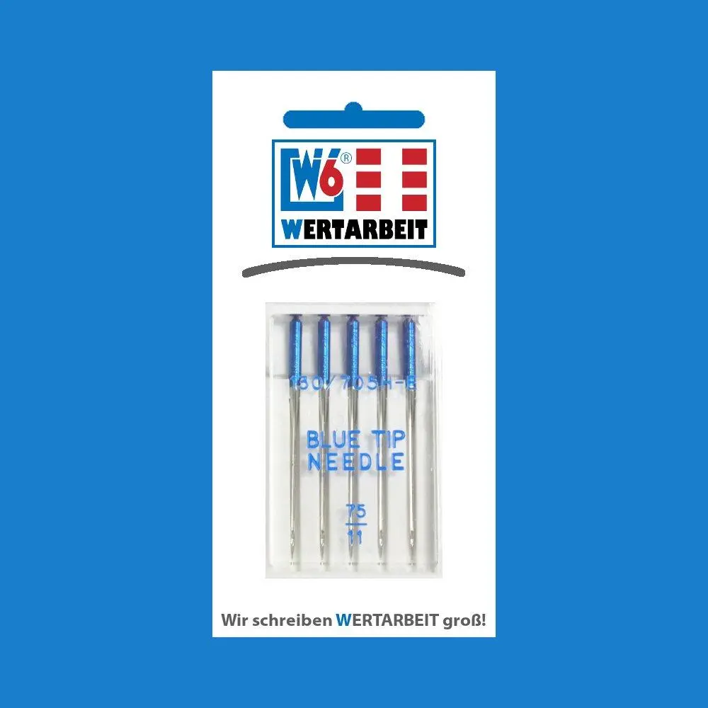 W6 Nähmaschinennadel Blue-Tip 75 (5 Nadeln) - Image 3